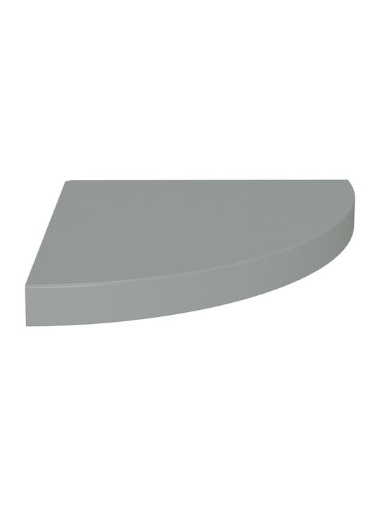 Corner Shelf Wall Grey 35x35x3.8cm