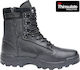 Brandit Militärische Stiefel Tactical Zipper Leder Schwarz 9017.2