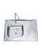 Inter Ceramic Alpaka ICK 8060A 16 R Ένθετος Νεροχύτης Inox Σατινέ Μ80xΠ60cm Ασημί