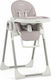 Nukido Belo Foldable Baby Highchair 3 in 1 with Adjustable Height Gray