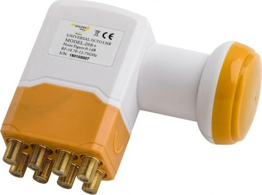 Golden Media 208+ Universal LNB 8 Outputs 0.1dB