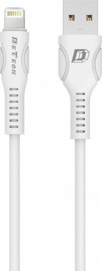 Regular USB to Lightning Cable Λευκό 1m (40110)