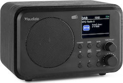 Audizio Milan DAB+ Tabletop Radio Rechargeable DAB+ with Bluetooth Black