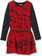 CATIMINI CP30225 BLAU ROT KLEID