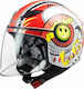 LS2 FF602 Funny Kids Jet Helmet ECE 22.05 800gr Slutch Red White