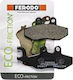 Ferodo Motorradbremsbeläge Vorderseite-Rückseite Front/Rear Organic Brake Pads for Piaggio Beverly für Piaggio Beverly 300 / Beverly 350 / MP3