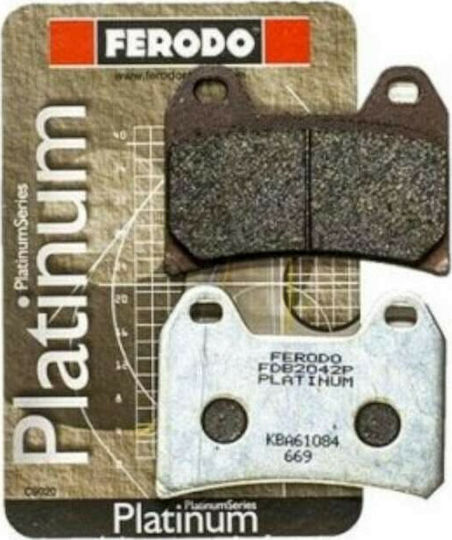 Ferodo Τακάκια Μοτοσυκλέτας Εμπρός Τακάκια Εμπρός Platinum Aprilia Pegaso 650 για Aprilia Dorsoduro / Pegaso 650 / Dorsoduro 750 / RST 1000 / RSV 1000 / Tuono / RSV4