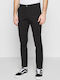 Marco Trousers Chino Elastic in Slim Fit Black