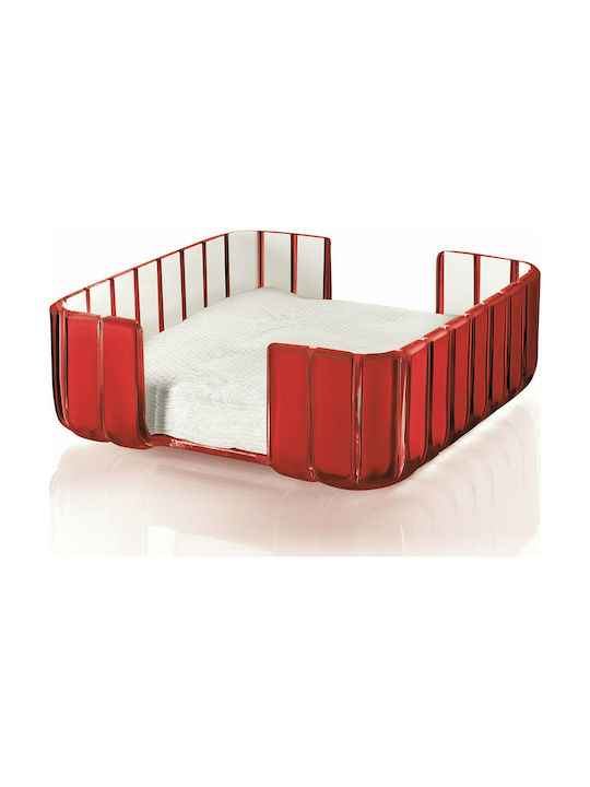 Guzzini Grace Serviettenhalter Rot 19x19x8cm 29330065