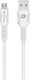 DE-27M Regular USB 2.0 to micro USB Cable Λευκό 1.0m (40109)