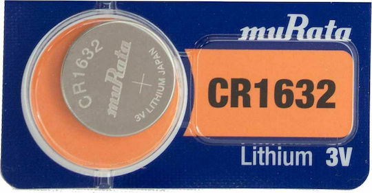 Murata Μπαταρία Λιθίου Ρολογιών CR1632 3V 1τμχ
