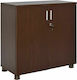 Ξύλινο Ντουλάπι Γραφείου με Κλειδαριά Wenge 80x40x82cm