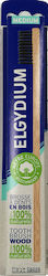 Elgydium Wood Toothbrush Zahnbürste Mittel Beig...