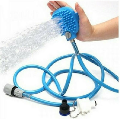 Dog Body Cleansing Glove Blue