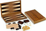 Dal Negro Backgammon Wooden with Checkers 43.6x43.6cm 812050