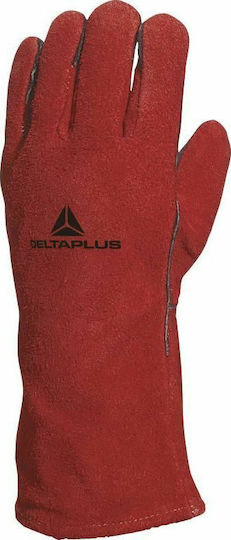 Delta Plus Arbeitshandschuhe Schweißen Rot Leder/Baumwolle 1Stück