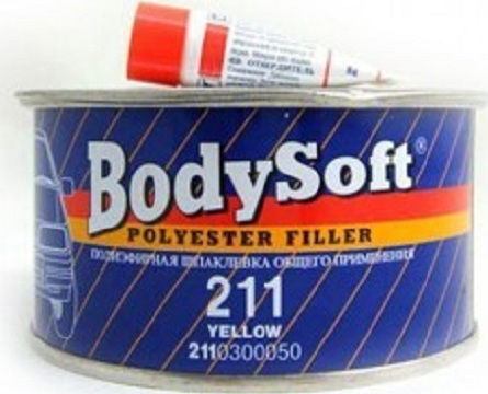 HB Body 211 Iron Putty Polyester / 2 Components / Flexible with Glass Fibers 750gr