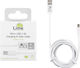 Lime Regular USB 2.0 to micro USB Long Cable Λευκό 2m (LUM02)