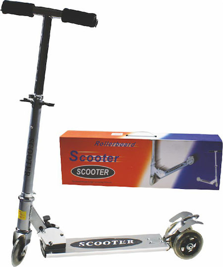 Zanna Toys Kids Scooter Foldable 2-Wheel Silver