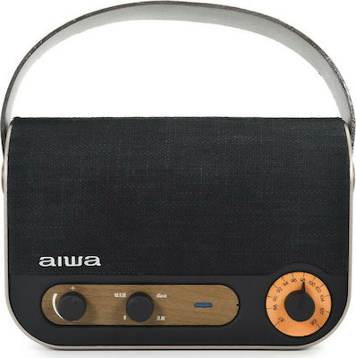 Aiwa RBTU-600 Radio portabil Reîncărcabil cu Bluetooth și USB Negru