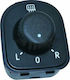 Mcar Car Mirror Switch for Volkswagen Golf / Passat / Jetta / Tiguan 6pin Black