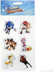Fanatics Σετ Γόμες για Μολύβι Sonic 6τμχ Fanatics Σετ Γόμες για Μολύβι Sonic 6τμχ
