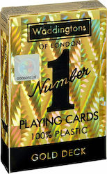 Waddingtons Winning Moves No.1 Plasticized Card Deck Gold