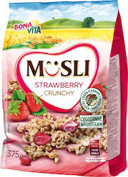 Bona Vita Musli Strawberry Chrunchy Muesli 375gr