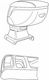 Lampa Car Armrest for Skoda Fabia I 1999-2007 Black