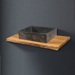 Tema 80 Bench without sink L80xW50xH4cm Oak