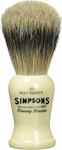 Simpsons Harvard H1 Best Badger Shaving Brush with Synthetic Hair Bristles 17mm White