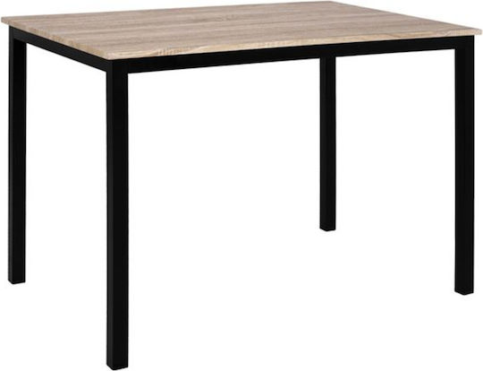 Κουζίνας Sonama / Μαύρο 110x70x76εκ.