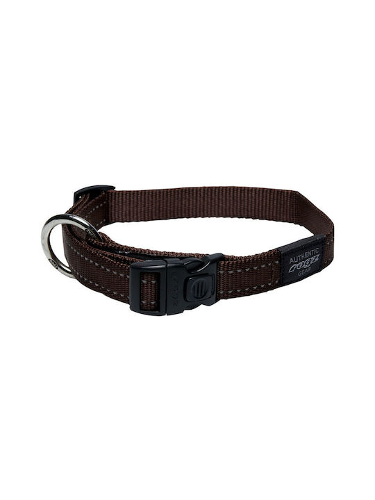 Rogz Utility Dog Collar In Brown Colour Περιλαίμιο SM