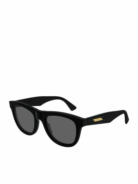 Bottega Veneta Women's Sunglasses with Black Plastic Frame and Black Lens BV1001S 001