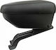 Cik Car Armrest for Smart Roadster 2003 Black
