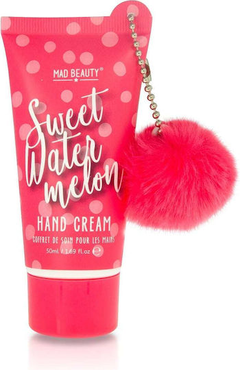 Mad Beauty Pom Pom Feuchtigkeitsspendende Handcreme Wassermelone 50ml