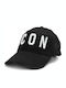 Dsquared2 Icon Baseball Jockey Schwarz