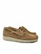 Sea & City Men's Suede Boat Shoes Beige