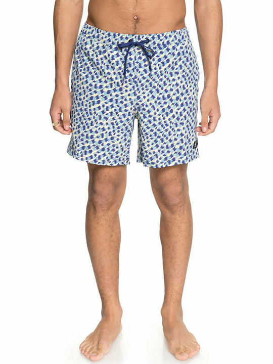 All Season Men's Swimwear Shorts Blue with Patterns