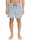 All Season Men's Swimwear Shorts Blue with Patterns