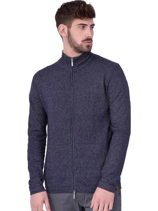 Herren Strickjacke Marineblau