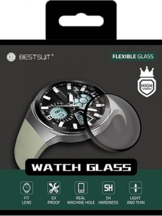Bestsuit Flexible Tempered Glass for the Huawei Watch GT 1pcs FNGGT246