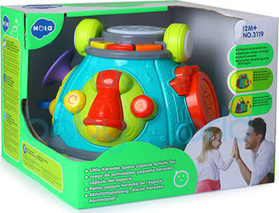 Hola Toys Baby Toy Παιχνίδι Καραόκε with Music and Light for 12++ Months (Various Designs/Assortments of Designs) 1pc