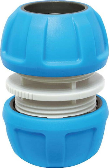 Aquacraft Soft Touch 552095 Irrigation Hose Connection for Hose 5/8" & 3/4" Light Blue