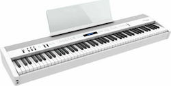 Roland (us) Electric Stage Piano FP-60X with 88 Weighted Keys Built-in Speakers and Connection with Headphones and Computer White