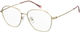 Polaroid Women's Metal Prescription Eyeglass Fr...