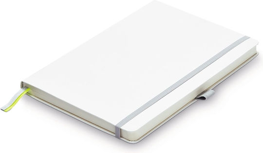 Lamy Notebook A5 with Blank Pages , Elastic and Pen Holder White