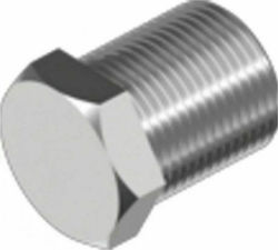 Wasi Αρσενική Τάπα Γαλβανιζέ Inox A4 3/8" 1611-01 Wasi Αρσενική Τάπα Γαλβανιζέ Inox A4 3/8" 1611-01