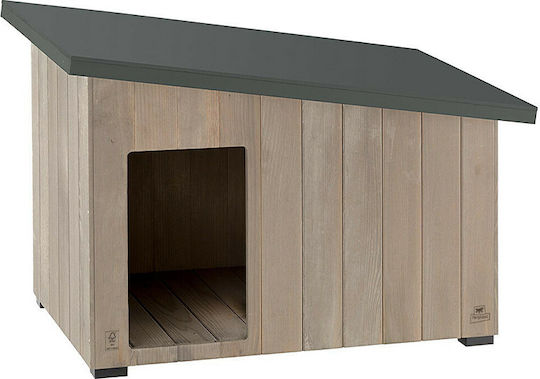 Ferplast Argo 50 Dog House Wooden Outdoor Beige 58.5x42.5x44.5cm