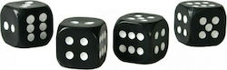 Lampa Car Tire Valve Caps Dice Dice Black 4pcs